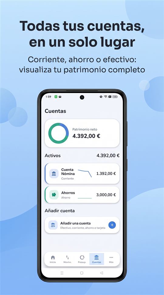 Zenta — deudas y metas de ahorro